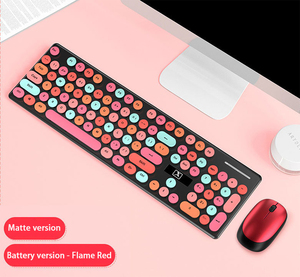 Venta al por mayor Mini teclado inalámbrico ratón juego teclado PC gamer portátil tableta Android teclado.