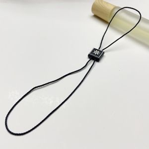 Custom <strong>Hang</strong> <strong>Tag</strong> High Quality <strong>Elastic</strong> Rope Garment Plastic Lock Clothing <strong>String</strong> Printed Logo <strong>Hang</strong> <strong>Tag</strong> Hanging Grain for Clothes - Product Image 2