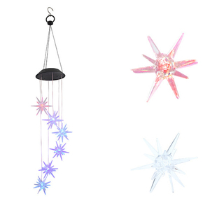 Cuerdas DE LUZ DE carillón de viento solar Luz colgante de jardín LED que cambia de color con cuerpo de PVC Idea de regalo de colibrí nominal IP65 - Product Image 4