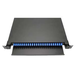 FTP/SC/UPC/APC 12 puerto 24 núcleos de 19 pulgadas ODF de montaje en rack caja de terminación FTTH FC/ST/LC/panel - Product Image 2