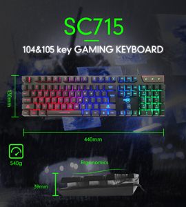 Teclado de juego personalizado RGB de color DIY de alta calidad para ordenador PC - Product Image 5
