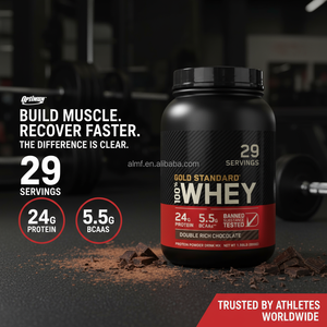 Tiêu chuẩn vàng đôi giàu sô cô la <span class=keywords><strong>Whey</strong></span> Protein bột 24g protein 5.5g BCAAs 29 phần ăn chất cấm được thử nghiệm cho người lớn - Product Image 5