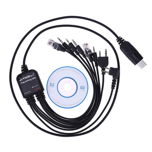 8 in 1 <strong>Computer</strong> USB <strong>Programming</strong> Cable for Kenwood for Baofeng motorola Yaesu for Icom Handy Walkie Talkie Car Radio CD <strong>Software</strong>