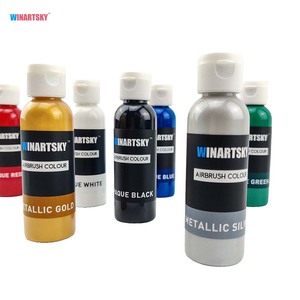 Bộ Sơn Phun Sơn 8 Màu (Mỗi Loại 60Ml), Bộ Sơn Phun Sơn Nước Cho Kim Loại, Mô Hình Nhựa, Da, Đục, Màu Ngọc Trai - Product Image 5