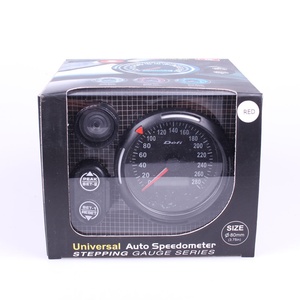Cho defi 3.75 inch 80mm 7 màu sắc 0-11000 rpm động cơ bước tachometer rpm đo với sự thay đổi ánh sáng cho Auto Car - Product Image 2