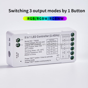ZigBee 3,0 светодиодные полосы контроллер RGB + CCT микс с регулируемой яркостью совместимый приложение/Голосовое управление 6A теплый белый холодный светодиодный пульт дистанционного управления - Product Image 5