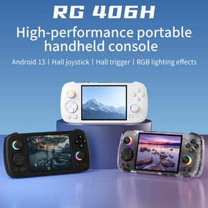 ANBERNIC RG406H Hand Held <strong>Game</strong> Consoles Android 13 System Retro <strong>Games</strong> Oled 4.0&quot; Screen Wi-Fi Communication Play PS2 <strong>PSP</strong> 3DS - Product Image 2