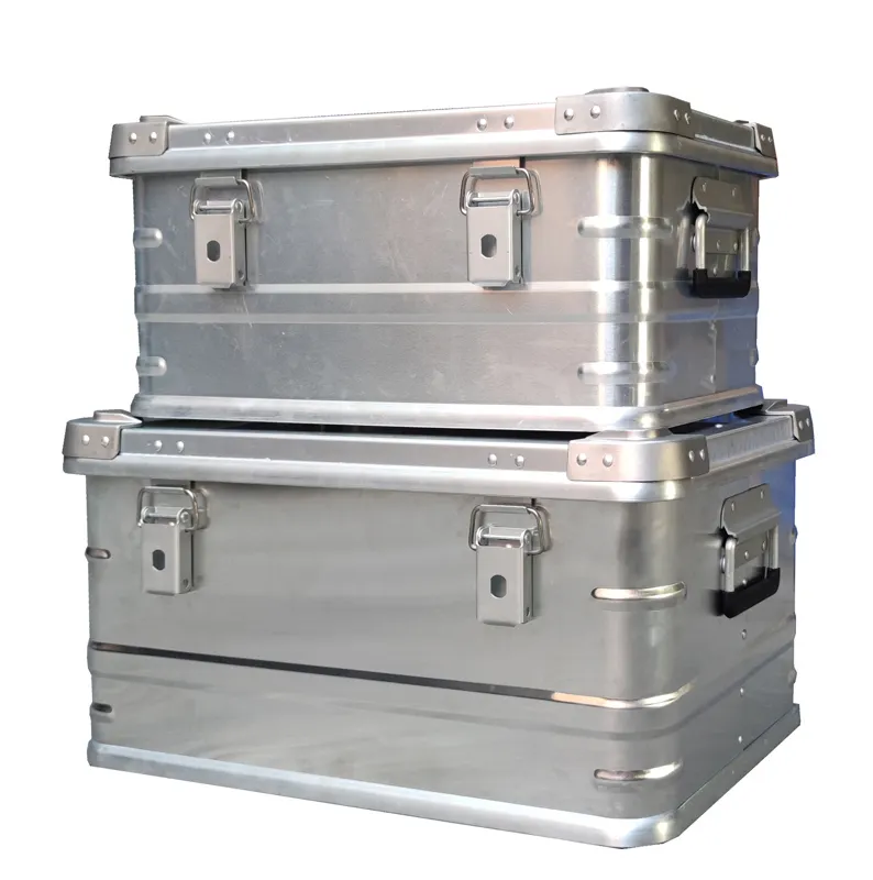 Factory Direct High Quality Aluminum Truck Tool Box Expedition Transportation Case For Outdoor