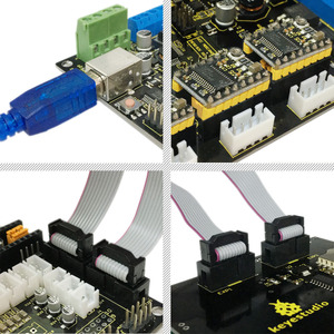 Keyestudio Kit stampante 3D MKS Base V1.2 + 5x8825 + LCD 12864 scheda Controller intelligente - Product Image 5
