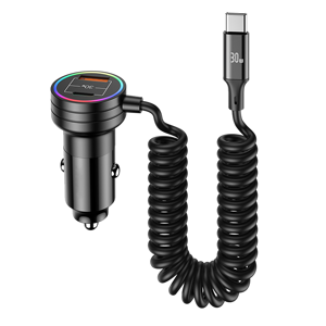 Araba şarjı 240 Vac çıkış fişi satmak için arabalar Typ C hoparlör ile hızlı şarj temizleyici ve emin 20w kolay başlangıç Tabsi cep - Product Image 1