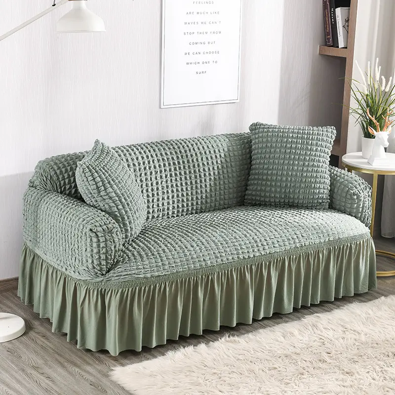 Hot Sale Spandex Jacquard Sofa Slipcover Couch Cover High Stretch Slipcover Elastic Couch Cover