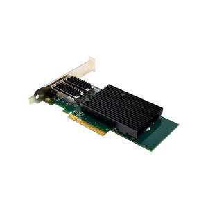 双SFP + 光纤英特尔X710 PCIe X8网卡10GbE融合网卡，用于服务器适配器人工智能服务器10gbps传输速率库存