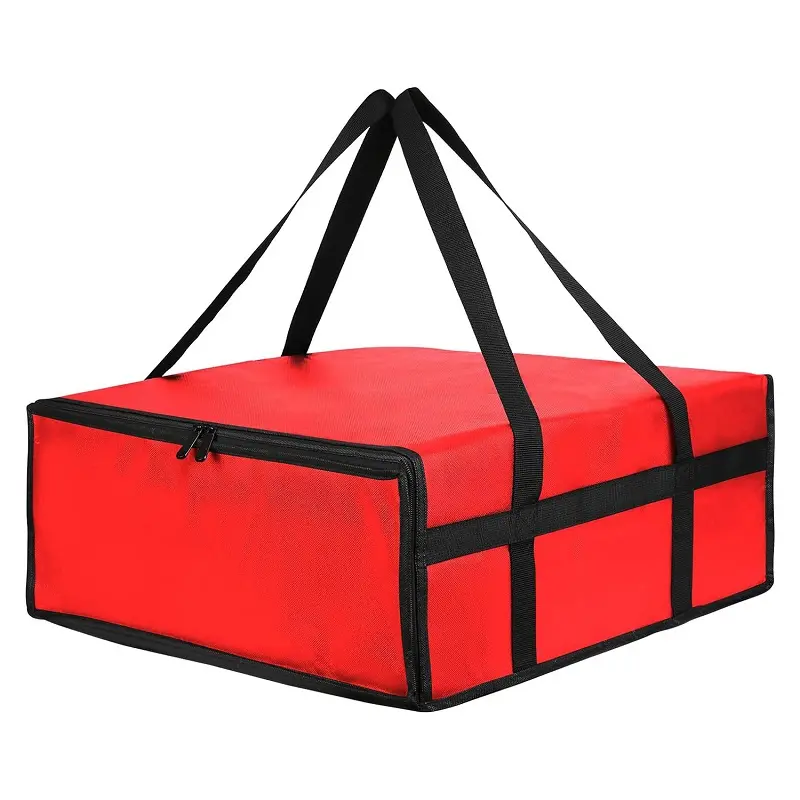 निर्माता पिज्जा डिलीवरी थर्मल इन्सुलेशन बैग बड़ी क्षमता वाले पोर्टेबल गैर बुने हुए कूलर बैग की आपूर्ति करते हैं