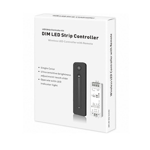 V1+R11 <strong>8A</strong>*1CH Wireless Single Color Remote + Receiver Dimmer <strong>Controller</strong> for LED Strip Light - Product Image 3