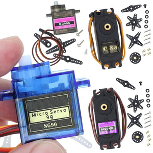 SG90 MG90S MG995 MG996マイクロサーボ180 9GメタルギアRC平面用モデルヘリコプターボート - Product Image 1