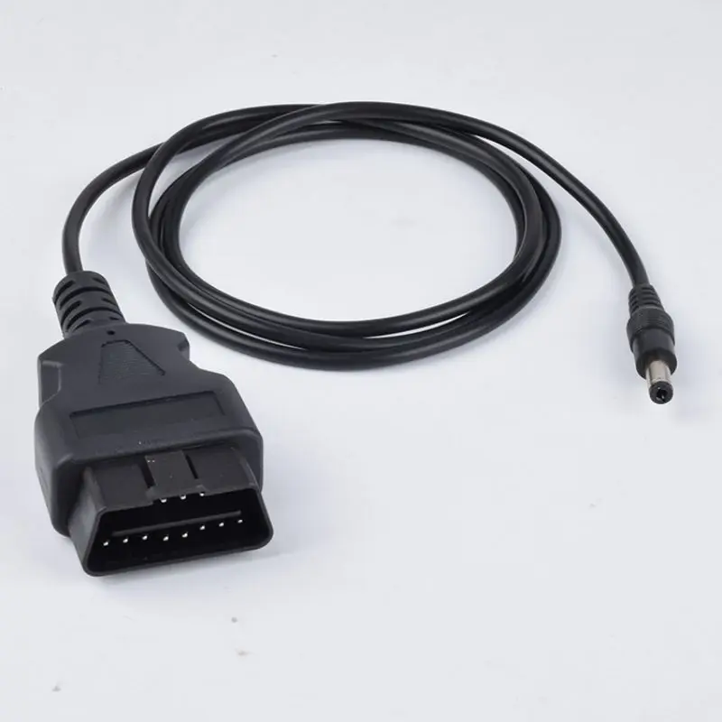 Automotive OBD2 16pin to DC power cord cable automotive diagnostic connector OBD 16 pin male connector