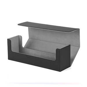 Doğrudan stok <span class=keywords><strong>400</strong></span> büyük deri kart kutusu ile güçlü manyetik emme Ultraman kart hazine rüya koleksiyonu hediye kullanımı için
