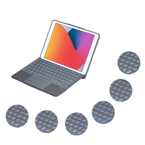 IPad Air 3 Proワイヤレスゲーミングキーボードケース用の新しい10.5、LEDバックライト付きタッチパッドシザー操作数値ファッションスタイル - Product Image 6