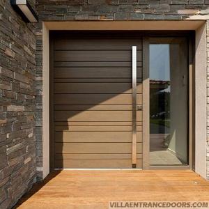 Cheap Price Manufacture Classic Design Steel Entrance <strong>Door</strong> With Brown Color - Product Image 6
