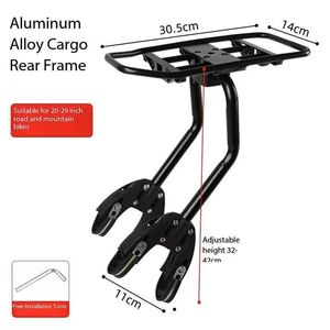 Thích hợp 22 ~ 27 giá Xe Đạp Hợp kim nhôm 50kg hành lý phía sau tàu sân bay thân cây cho xe đạp MTB xe đạp phía sau Kệ Xe Đạp Xe Đạp kệ - Product Image 6