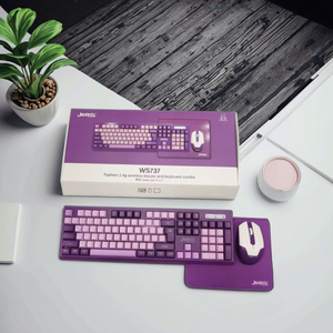 Combo de teclado y ratón inalámbricos de gran oferta 3 en 1 con juego de alfombrilla de ratón precio directo de fábrica para PC ordenador portátil - Product Image 1