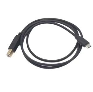 <strong>Custom</strong> <strong>USB</strong> <strong>2</strong>.<strong>0</strong> Type C to <strong>USB</strong> Type B Cable with Braid Shielding and PVC Jacket 12 Months Warranty