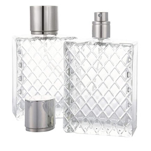 100ml3.4oz詰め替え式スプレー香水瓶大型化粧品ファインミストアトミザークリアガラスエッセンシャルオイルボトル - Product Image 3