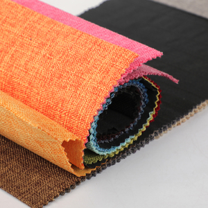 Yüksek kalite 100% Polyester keten bakmak kanepe kumaş nefes ve iyileştirici ev kullanımı için dokuma düz tarzı perdeler - Product Image 4