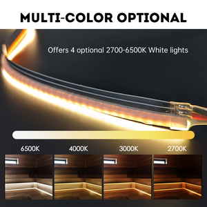 Adled CT cob ไฟตัด LED ฟรีพร้อม CE UL ROHS cob Strip RA90 10มม. 576 led/m กันน้ำ CT ไฟ DC24V สำหรับตกแต่ง - Product Image 6