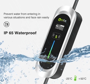 32AEVSEポータブルレベル2電気自動車EV充電器Zencar22KWモデルEPEB22KW、RCD-B DC6ma保護CE認証