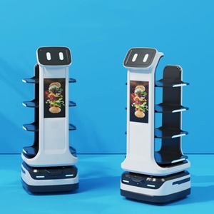 Hotel Serving Food Waiter <strong>Human</strong> Restaurant Service Delivery Humanoid Intelligent Robot for Sale High Efficiency Delivery Robot - Product Image 4