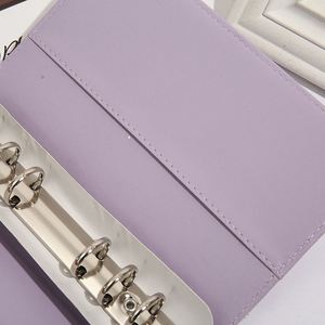 Studenti delle scuole PU paillettes fiocco-nodo libro mastro a mano a 6 fori sostituibile per ricarica notebook cinturino creativo notebook A6 - Product Image 5
