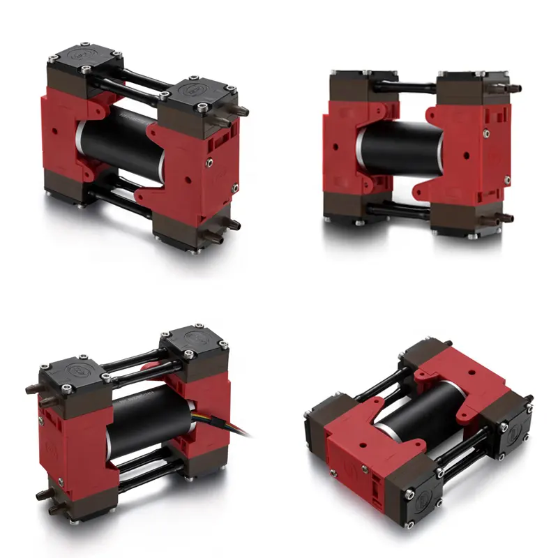 DC Motor sin escobillas Micro bomba de diafragma Bomba de vacío resistente a productos químicos 12V 24V Mini bomba de aire eléctrica