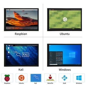 Raspberry Pi 4B 10,1 Zoll Touch-Display-Bildschirm 1280 × 800 IPS Vollbild-Raspberry Pi-Display Bildschirm mit Hülle