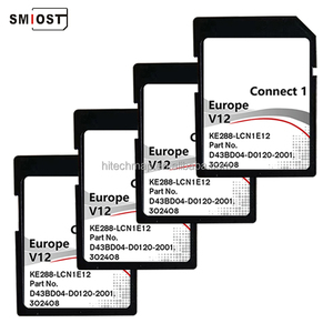 SMIOST 8GB Car GPS Map Softwares CID Auto Navigation Card SD Software para Nissan C1V12 Europe Evalia Cube - Product Image 1