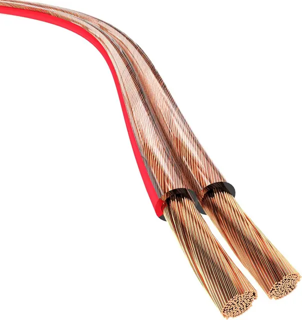 Audio Cable 2 Core 1.5MM 2.5MM Red Black Cables Copper CCA OFC Speaker Cable Wire