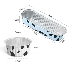 Chengkehome hộp thiếc đặc biệt cho Nồi chiên không khí nhà nhỏ tái sử dụng cấp thực phẩm Lò nướng nhôm lá mỏng Pan Tart cup - Product Image 4