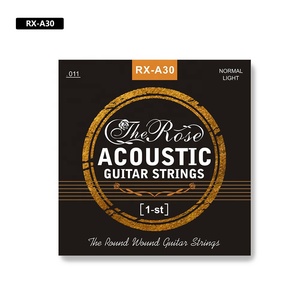 Cuerda única de fábrica, accesorios de instrumento de cuerda acústica, 1 a 6. ª, 10 Uds. Por bolsa, gran oferta