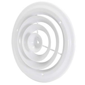 HLK-System Teile belüftung Abgas Aluminium-Entlüftung abdeckung Decken kanal absaugung Runde Laibung Entlüftung Luft verteiler außen - Product Image 1