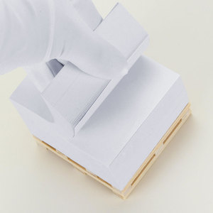 Bloc de notas Premium Nature con autoadhesivo Sketch Memo Cube Factory's Best Workstation Tool-Sutil Bloom Wing Sticky Notes Tray - Product Image 5