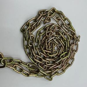 FLT Hot Selling 1/4 Heavy Towing <strong>Chain</strong> Plated Color Zinc <strong>Chain</strong>/<strong>Welded</strong> <strong>Chain</strong> Transport <strong>Chain</strong>/Safety <strong>Chain</strong> - Product Image 2