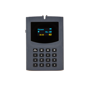 Mix Tech ATGS02 Kompaktes Walkie-Talkie mit wiederauf ladbarem 30-Stunden-Lithiumbatterie, 3,5-mm-Kopfhörerausgang und OLED-Bildschirm unterstützung - Product Image 1