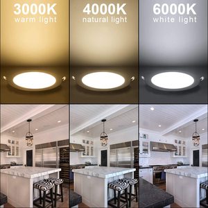 5 inç 12W ETL ROHS kare gömme yüzey veya gömülü delik ve CCT ayarlanabilir akıllı Led Panel AYDINLATMA - Product Image 4