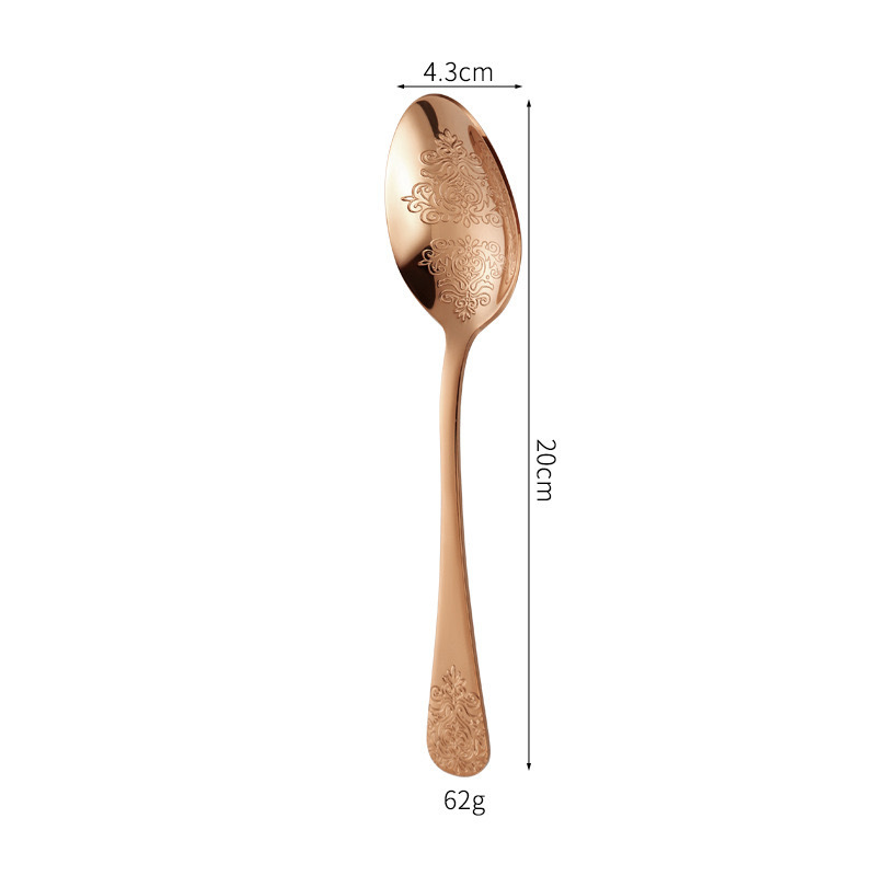rose gold spoon