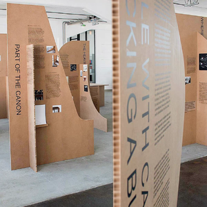 Hiện đại thân thiện với môi trường nhà máy sản xuất sóng Bảng hiển thị đứng cho siêu thị trung tâm mua sắm trưng bày màu xanh lá cây môi trường - Product Image 3