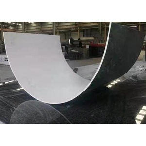 Piastrelle in marmo artificiale ad arco termoformante di grandi dimensioni per il design del rivestimento della colonna a colonna cava - Product Image 4