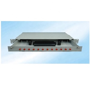 19-Inch ODF Rack Mount Optical Distribution Frame with 48 Ports Fiber Optic <strong>Patch</strong> <strong>Panel</strong>+Pigtails SC FC LC UPC APC FTTH <strong>Networks</strong>