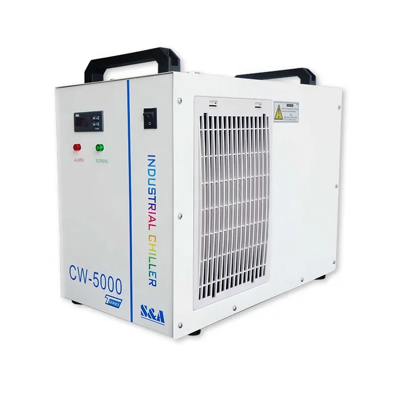 S & A CW3000 CW5000 CW5200 산업 물 냉각기 110v 220v Co2 레이저 튜브 60w 80w 100w 130w 냉각 CNC 스핀들 모터 냉각