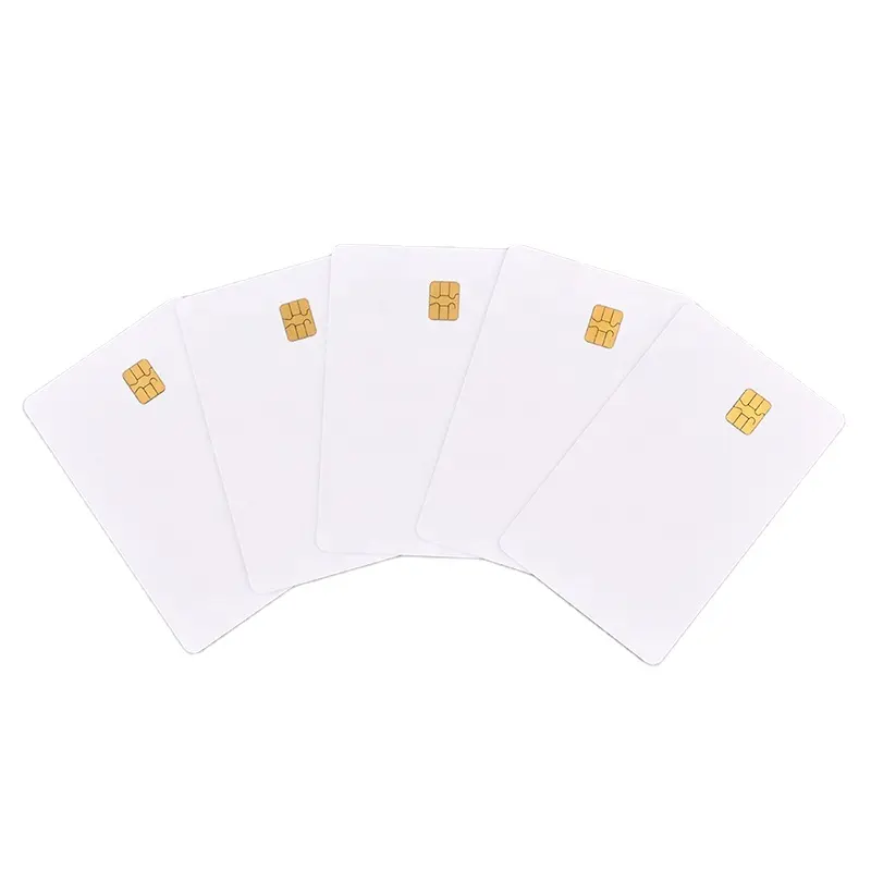 ISO7816 Top Quality blank FM4442 SLE4442 Contact Smart IC Card
