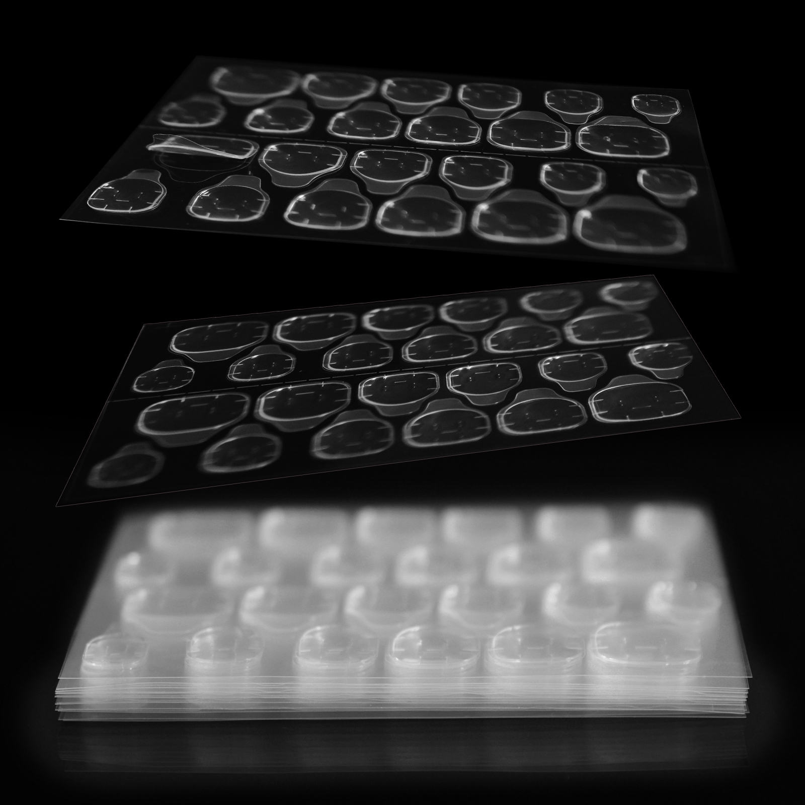 T52 24pcs blanc 0.2mm